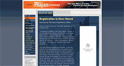 Desktop Screenshot of ajaxexperience.techtarget.com
