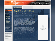 Tablet Screenshot of ajaxexperience.techtarget.com