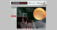 Desktop Screenshot of ciodecisionsconference.techtarget.com