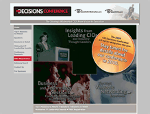 Tablet Screenshot of ciodecisionsconference.techtarget.com